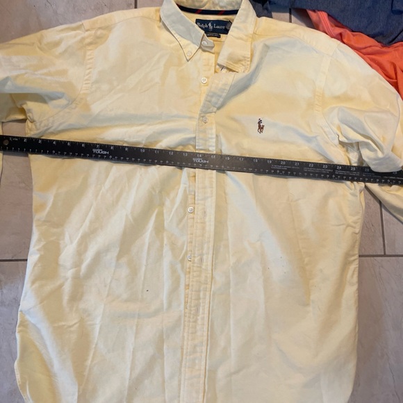 Ralph Lauren Classic Fit Large Men’s Button Down Shirt Lot Of 3 Long Sleeve Vtg - Picture 2 of 4